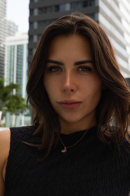 A Kiss Of Rosé: Pink Sapphire Lips Pendant