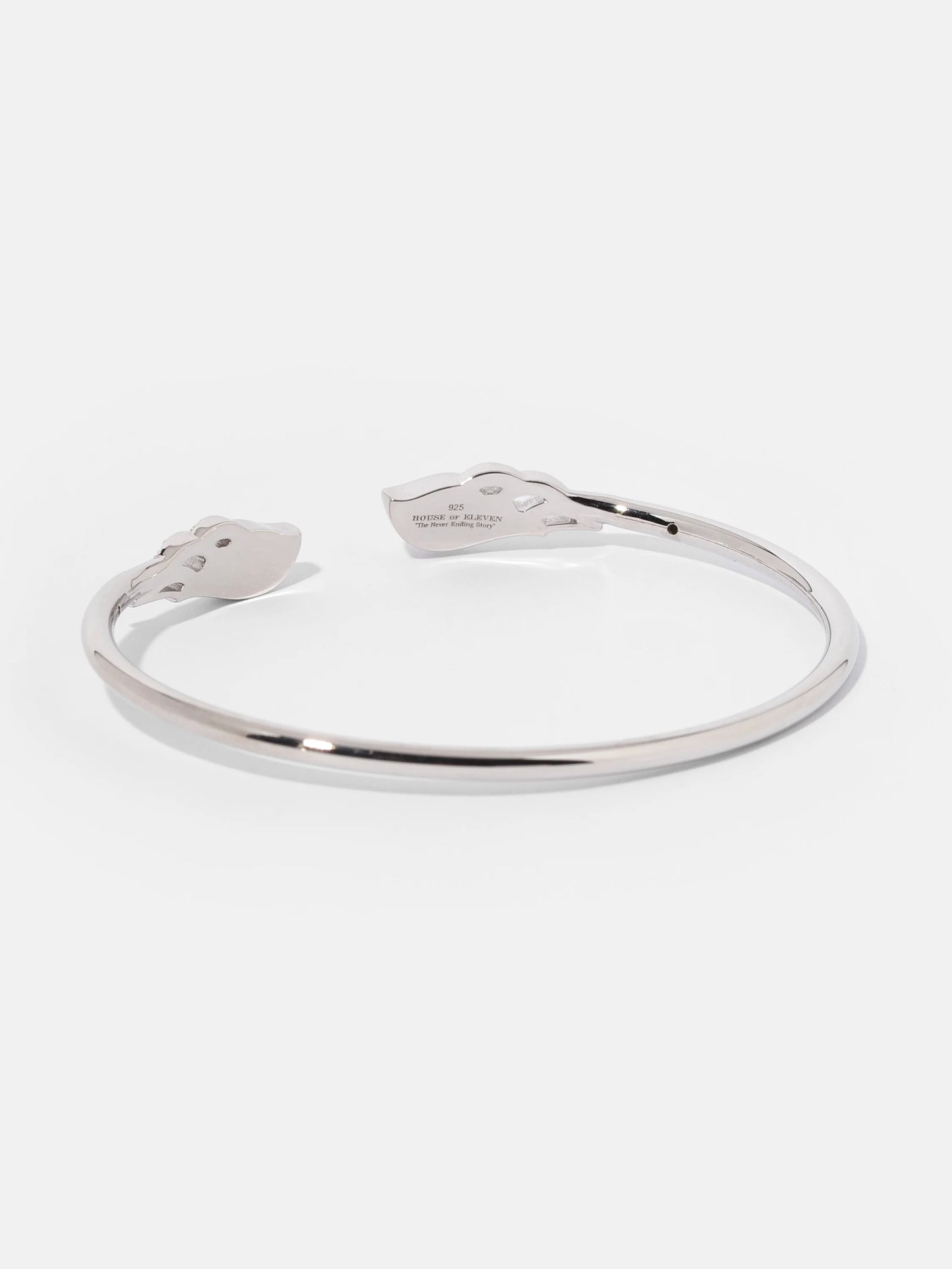 Angel Wings Open Bangle Bracelet