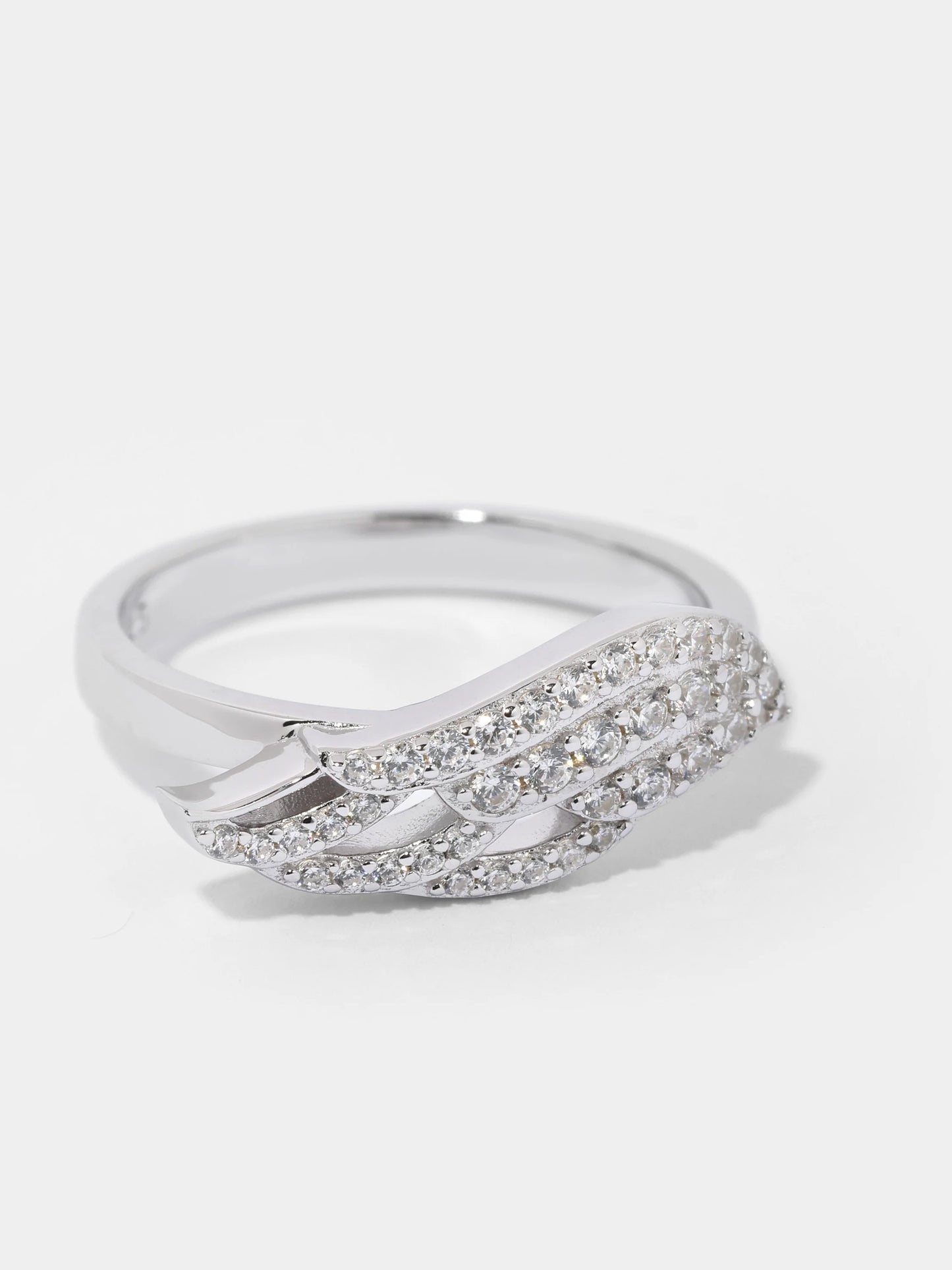Pavé Angel Wing Ring