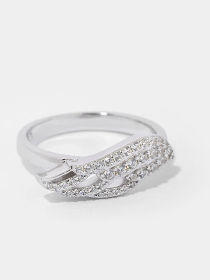 Pavé Angel Wing Ring