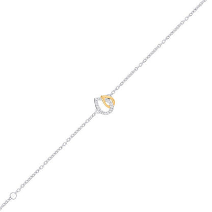 Eterna Duo Teardrop Bracelet – A Reflection of Strength & Love