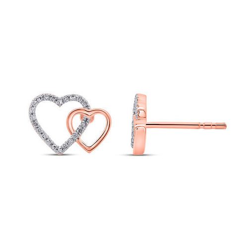Eterna Duo Heart Earrings – A Timeless Symbol of Love & Connection