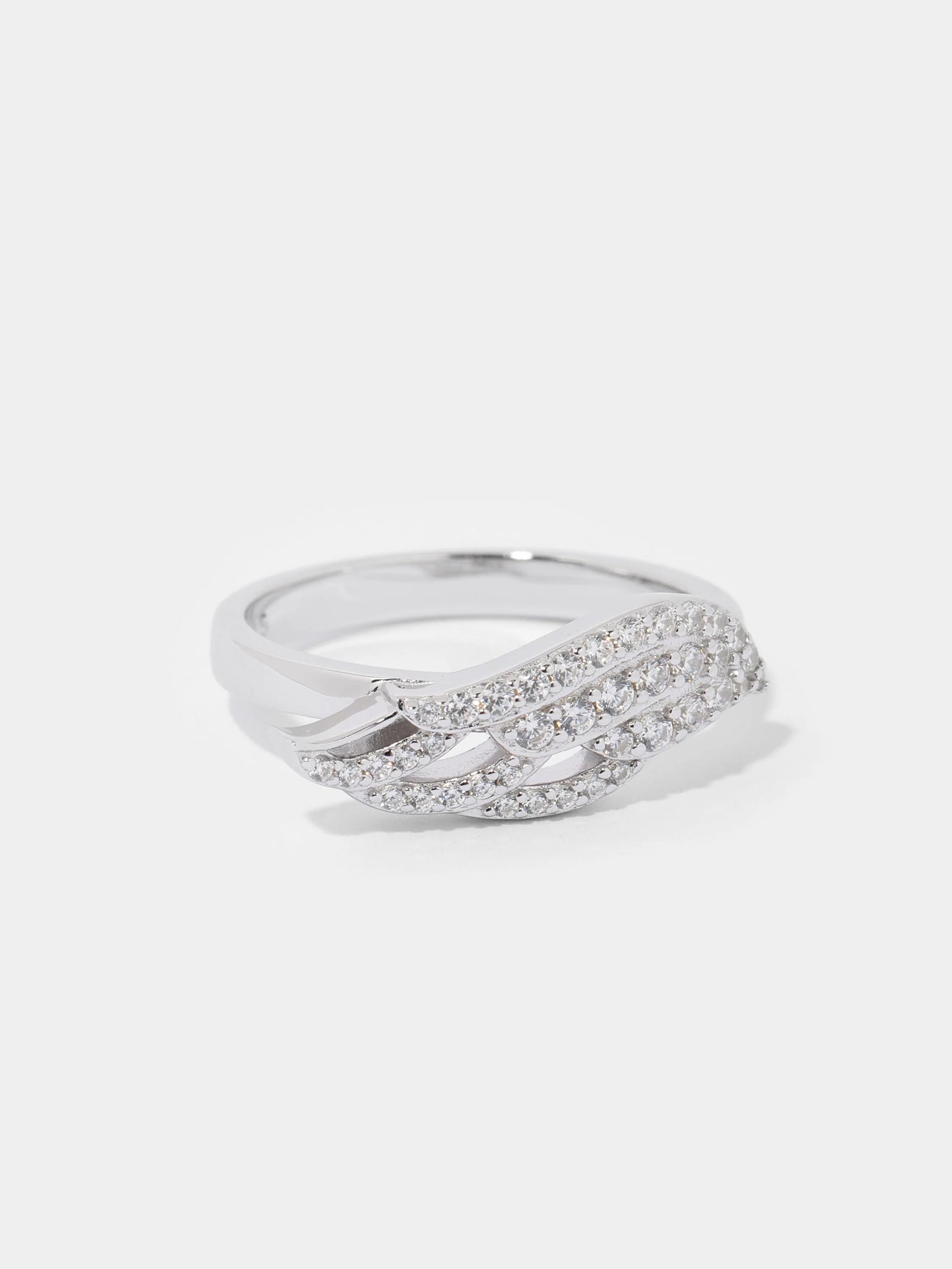 Pavé Angel Wing Ring