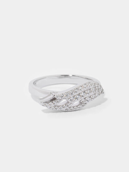 Pavé Angel Wing Ring