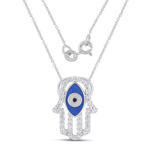 Heavenly Hamsa Diamond Necklace- A Timeless Symbol of Protection