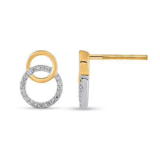 Eterna Duo Unity Earrings – Interlocking Circles of Love and Harmony