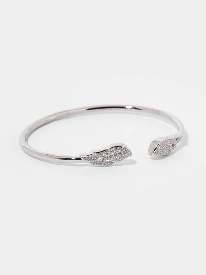 Angel Wings Open Bangle Bracelet